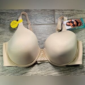 New with tags Vanity Fair Beauty Back T-Shirt Bra Size 38D Beige Neutral